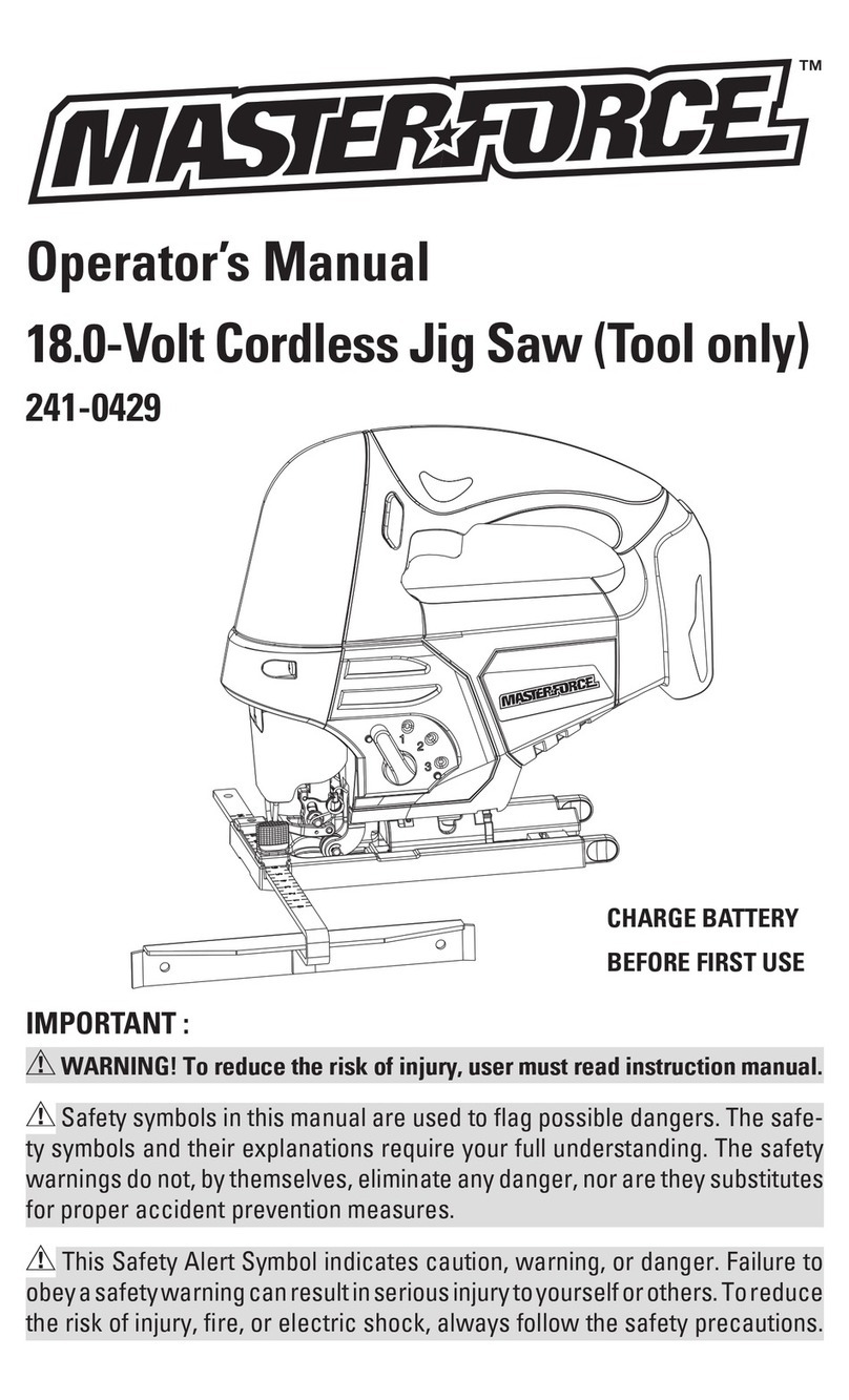 MasterForce 241-0429 Operator's manual