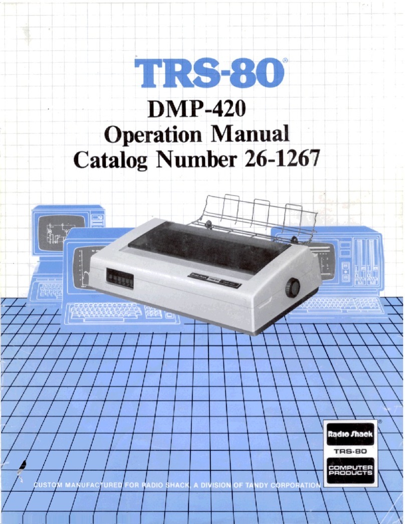 Radio Shack TRS-80 User manual