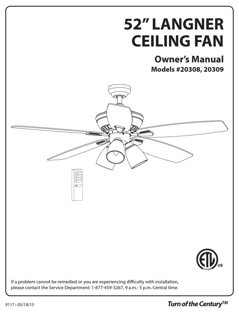 Turn of the century LANGNER 20309 owner's manual