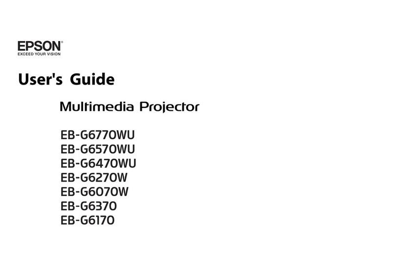 Epson EB-G6170 User manual