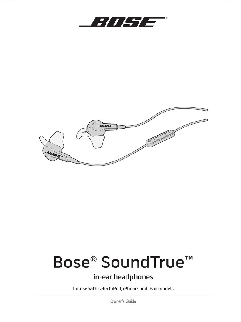 Bose SoundTrue User manual Bose SoundTrue User manual