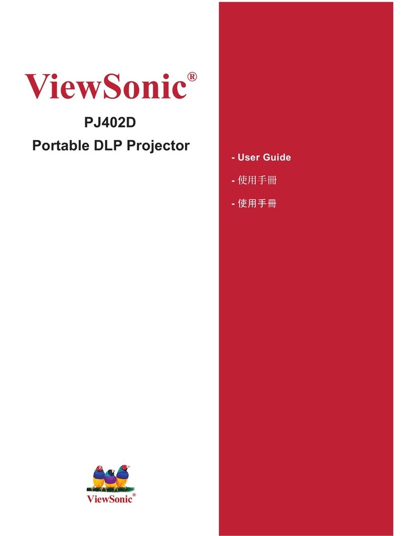 ViewSonic PJ402D user guide