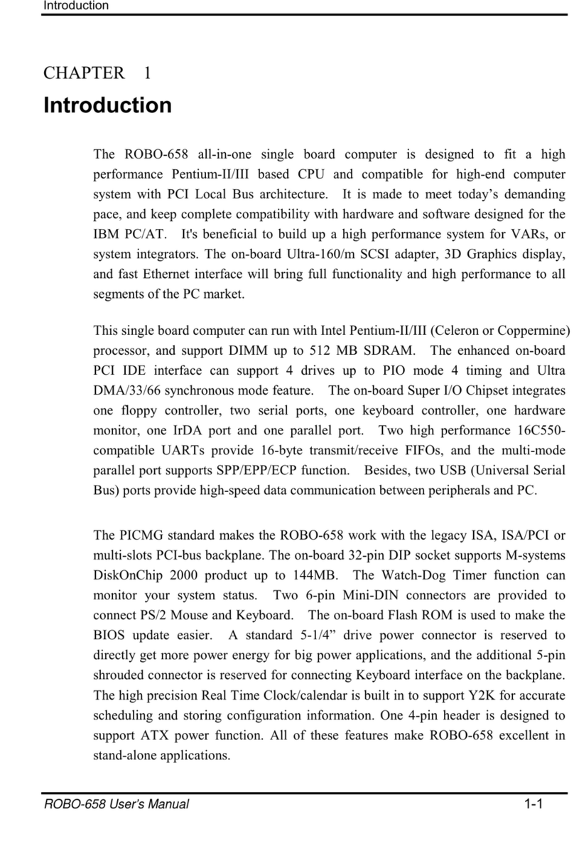 Portwell ROBO-658 manual