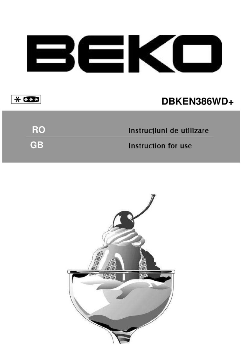 Beko DBKEN386WD+ Instructions for use
