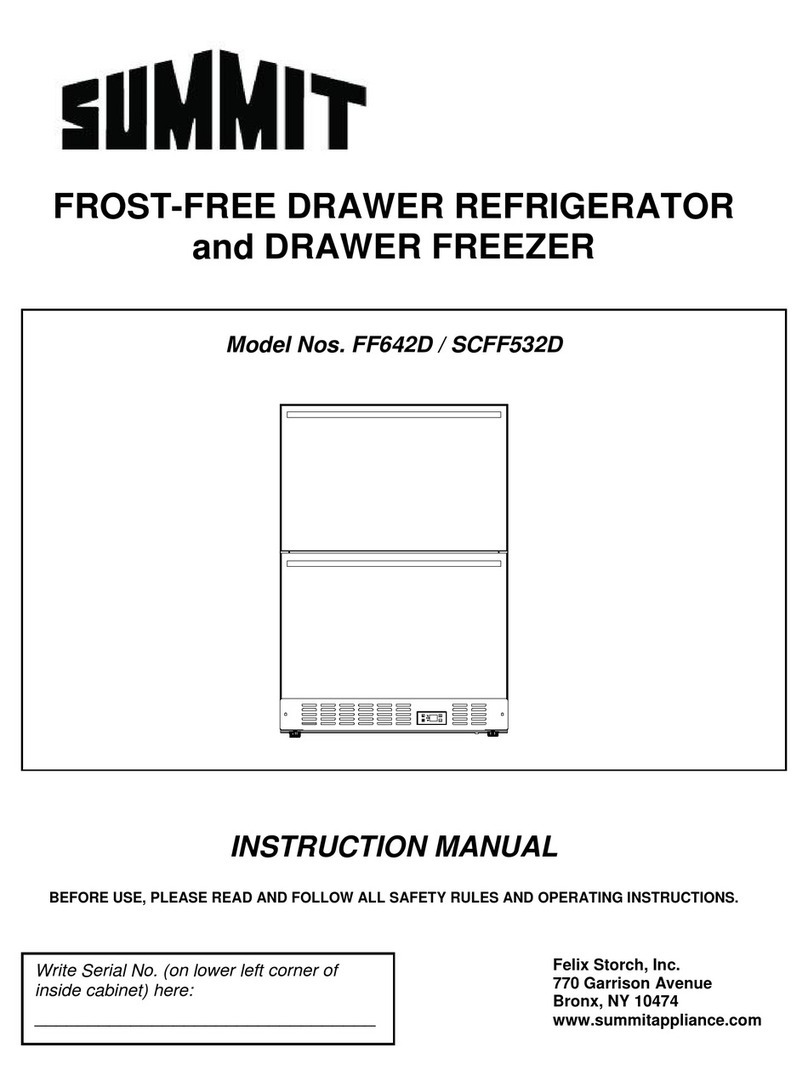 Summit FF642D instruction manual