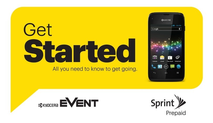 Kyocera Event Specification sheet