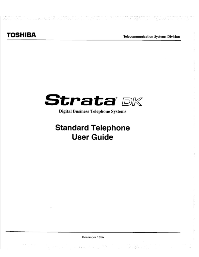 Toshiba Strata DK Backup User manual Toshiba Strata DK Backup User manual