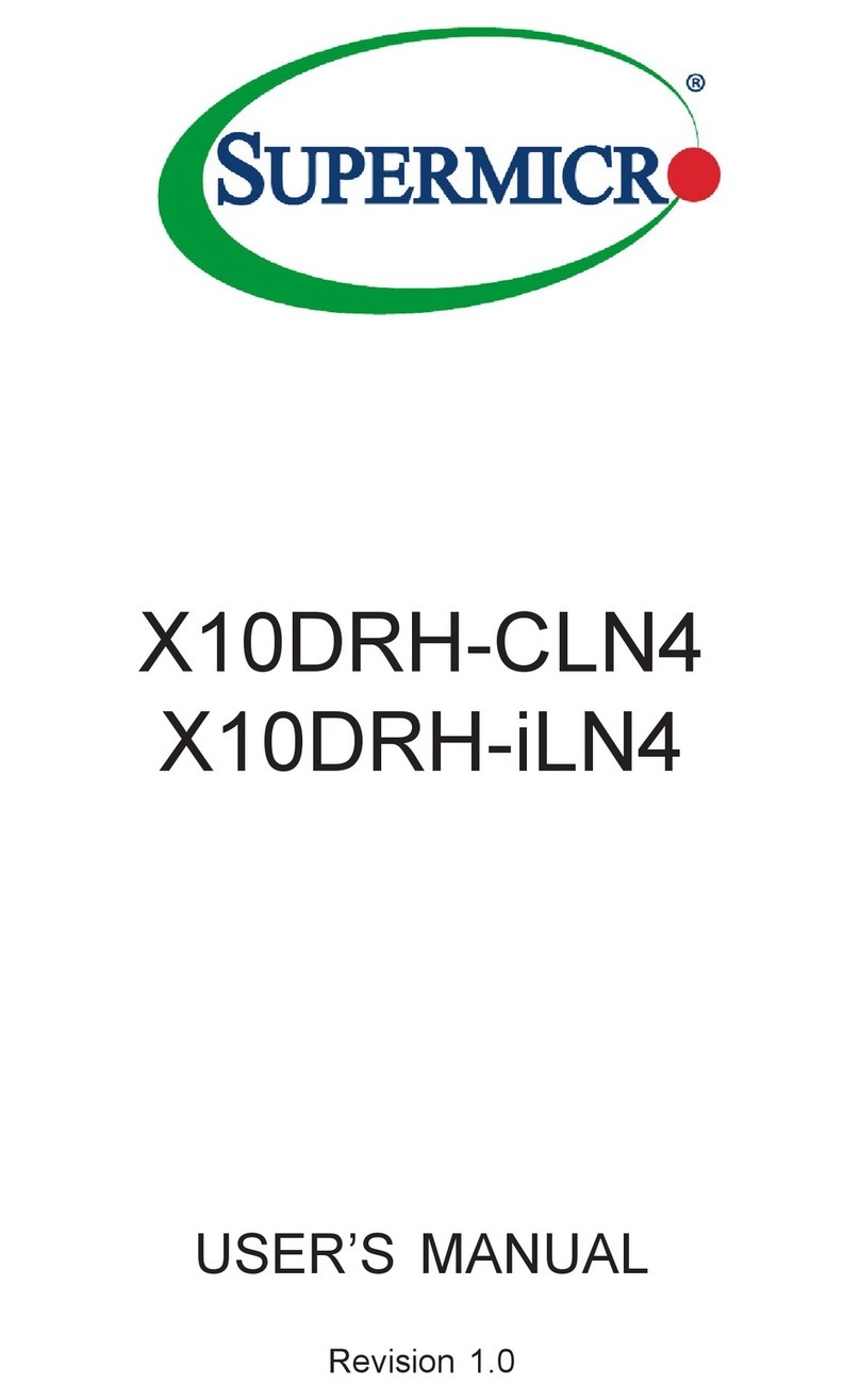 Supermicro X10DRH-CLN4 User manual