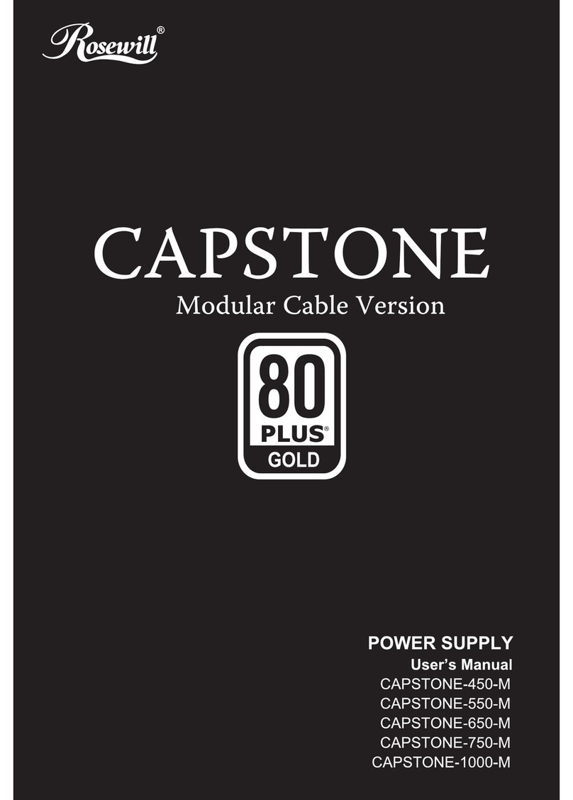Rosewill CAPSTONE-450-M User manual Rosewill CAPSTONE-450-M User manual