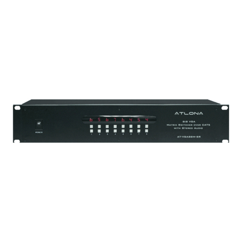 Atlona AT-VGA88M-SR User manual