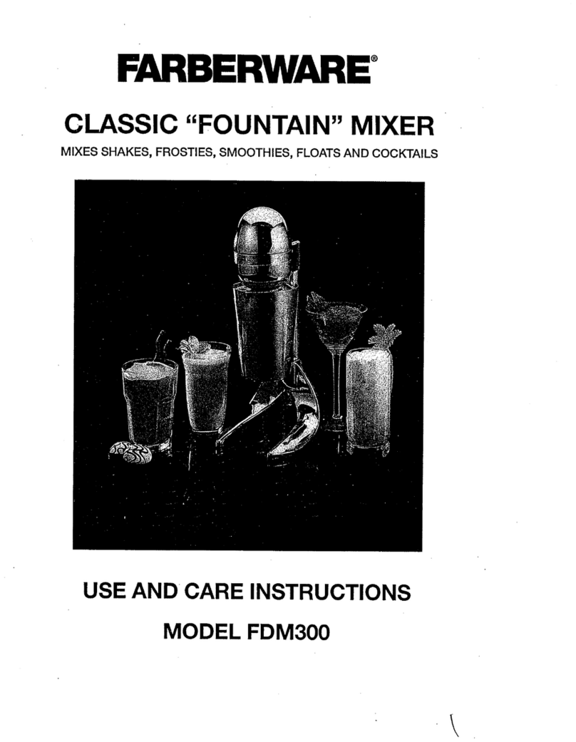 Farberware FDM300 Installation guide