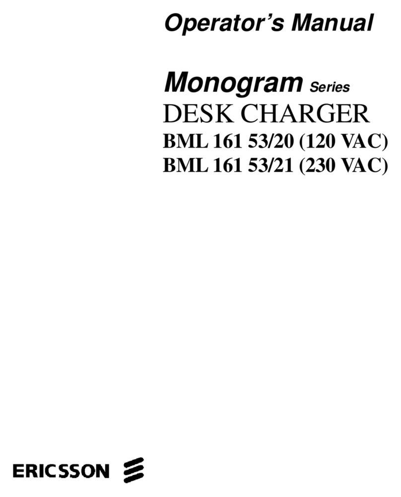 Ericsson GE Monogram BML 161 53/20 User manual