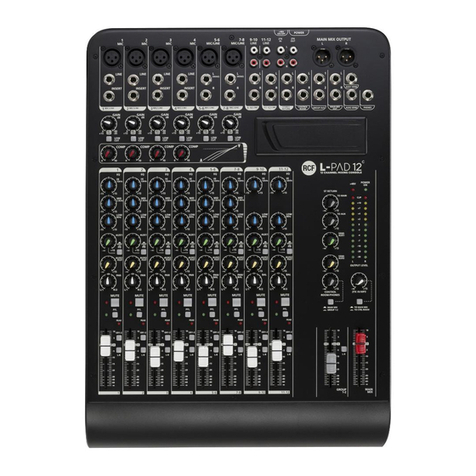 RCF L-PAD 12C User manual