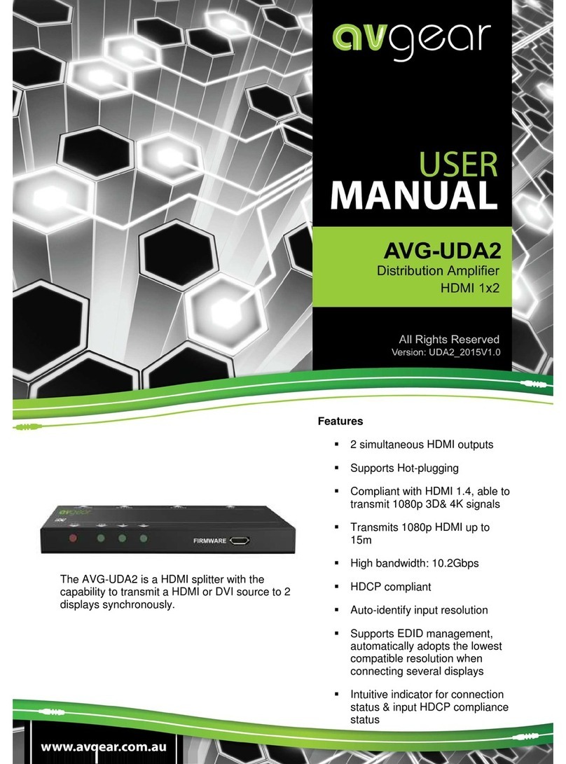 AVGear AVG-UDA2 user manual