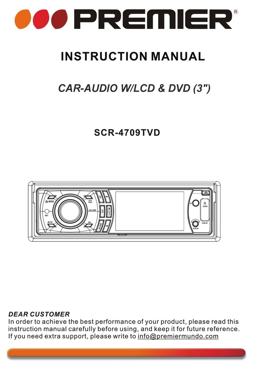 Premier SCR-4709TVD instruction manual