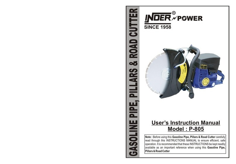 Inder P-805 instruction manual