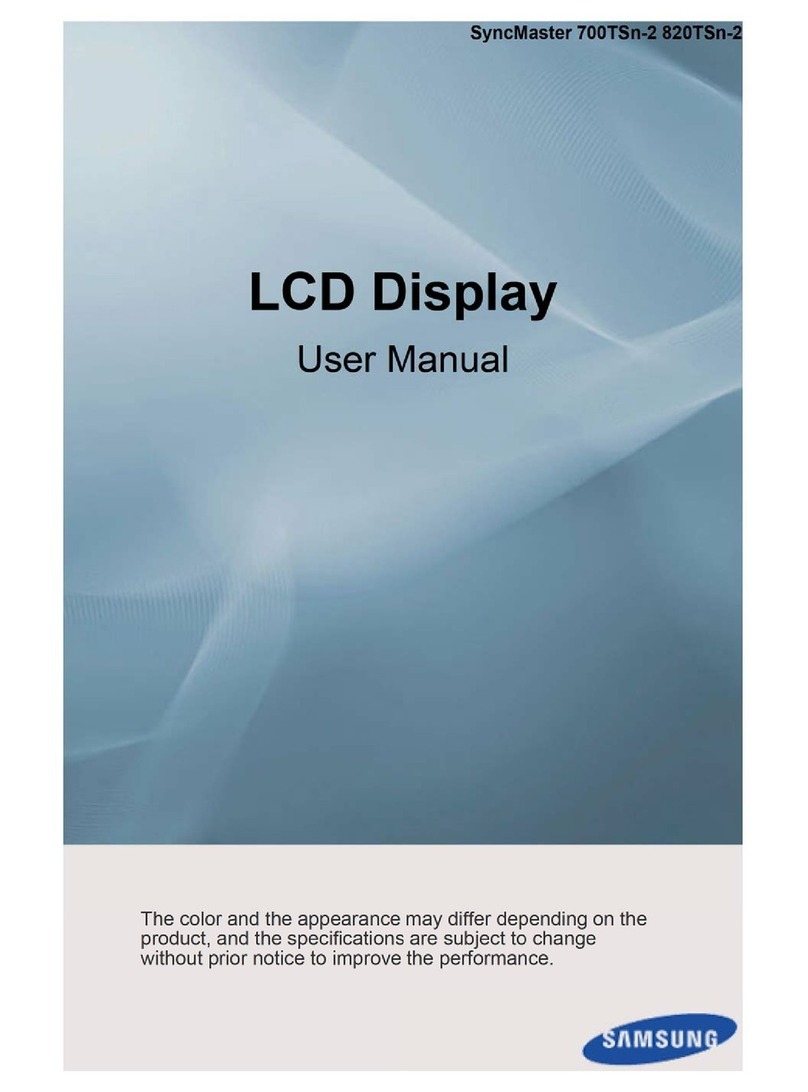 Samsung SyncMaster 700TSn-2 User manual