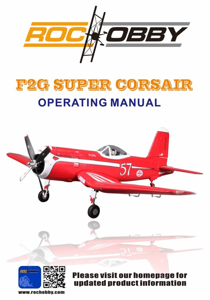Roc Hobby F2G SUPER CORSAIR operating instructions Roc Hobby F2G SUPER CORSAIR operating instructions