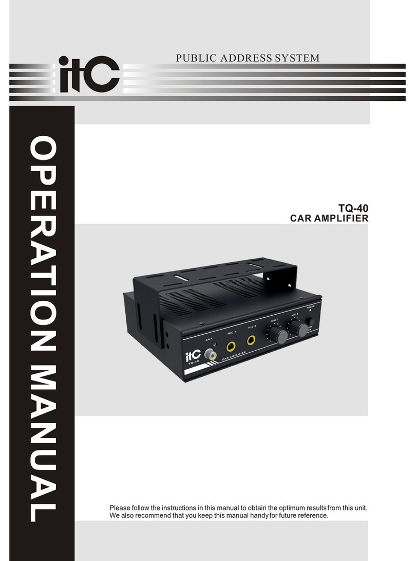 ITC TQ-40 Operation manual