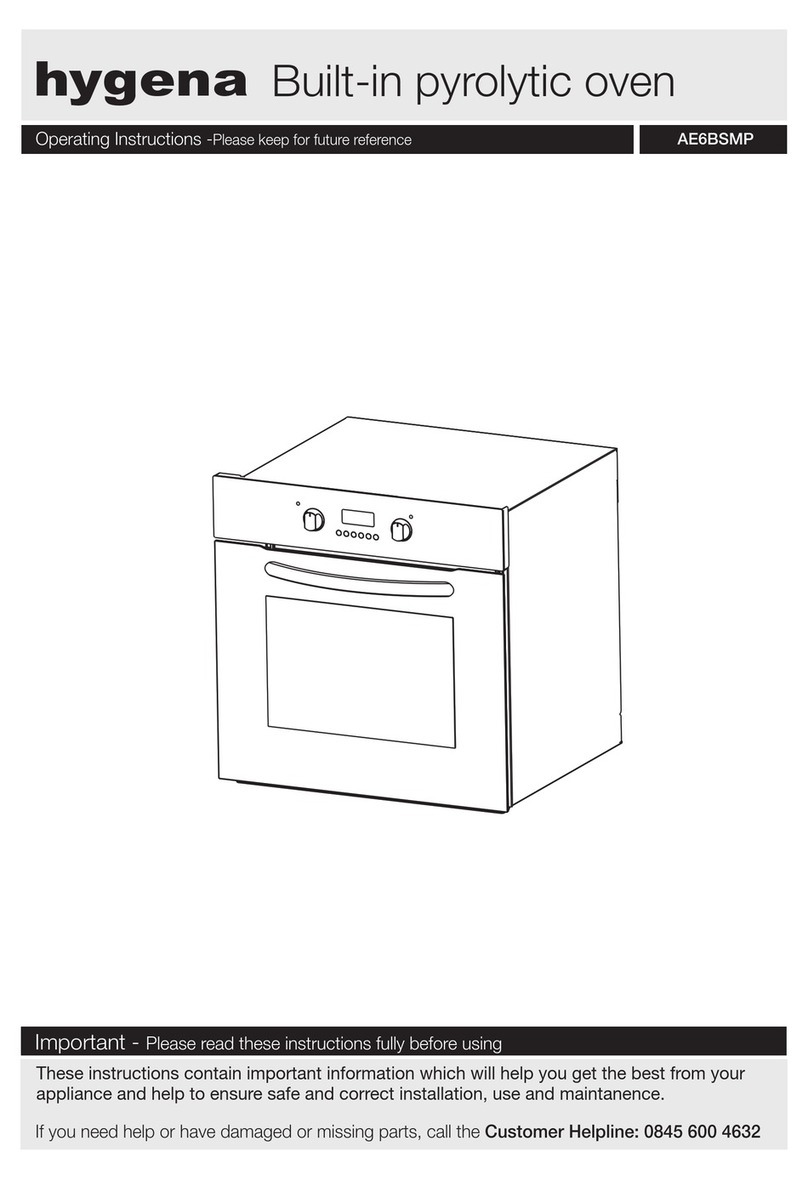 hygena AE6BSMP operating instructions