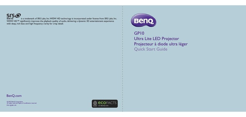 BenQ GP10 User manual