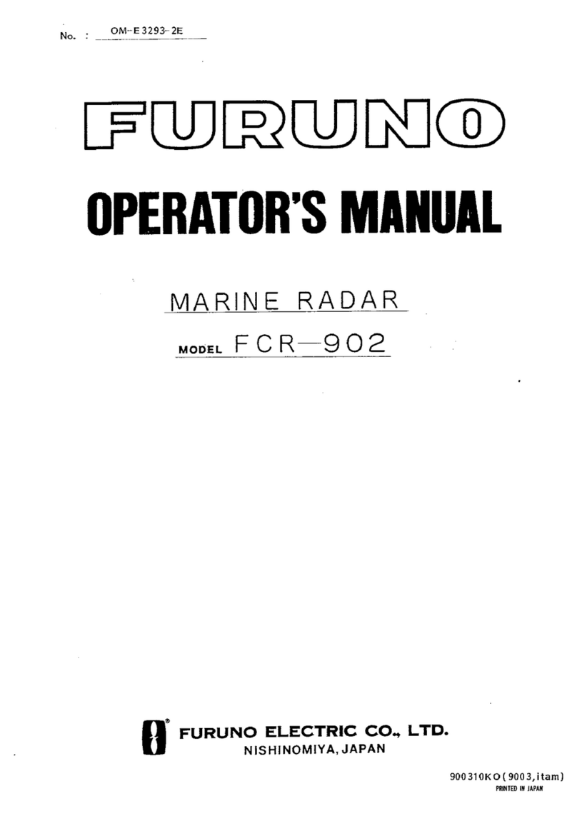 Furuno FCR-902 User manual
