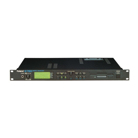 Roland S-760 Owner's manual