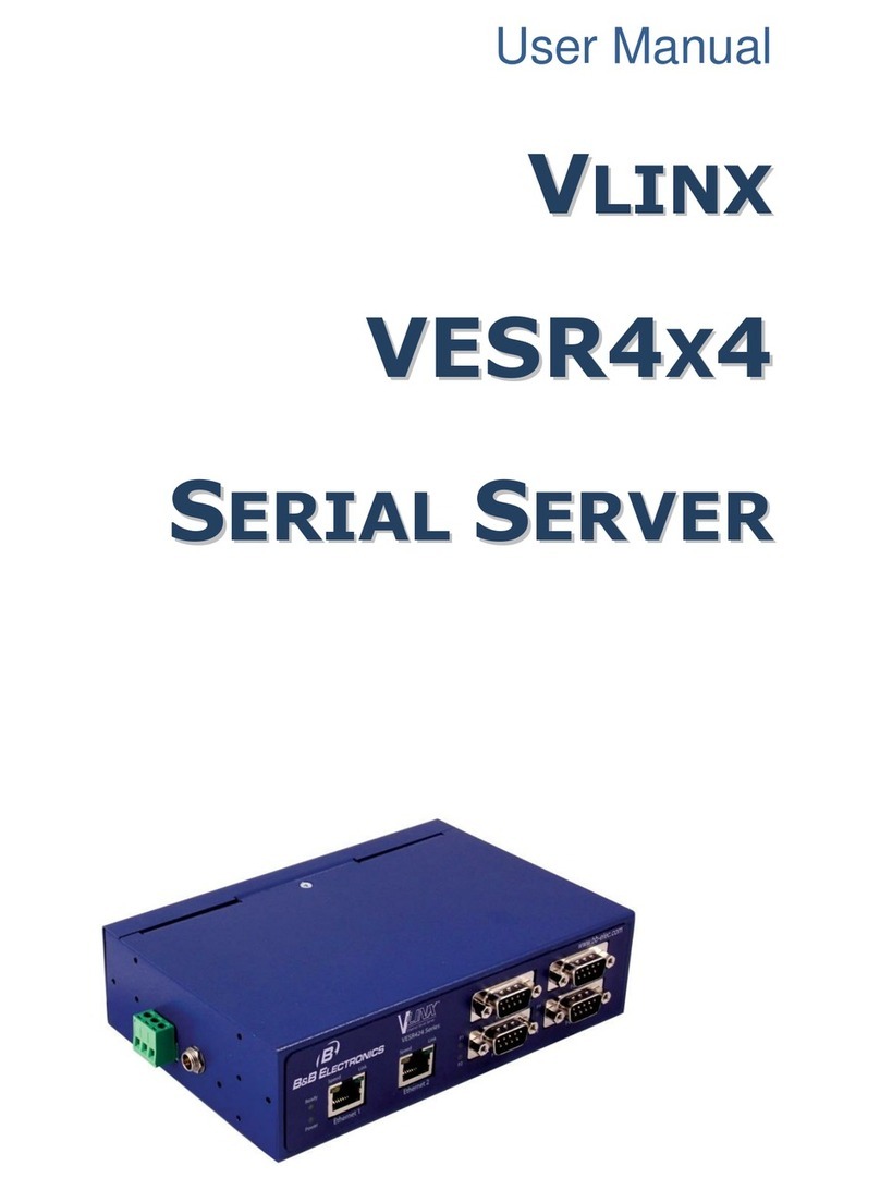 B&B VESR4X4 user manual