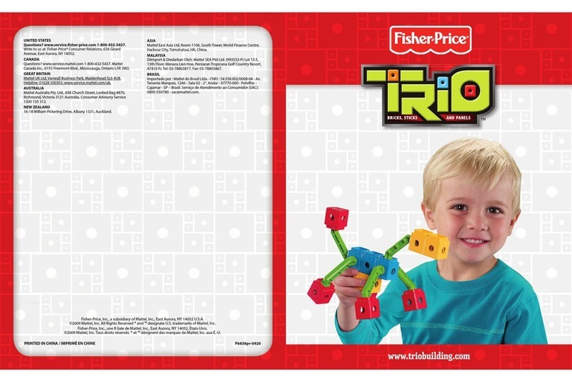 Fisher-Price Trio P6838 User manual Fisher-Price Trio P6838 User manual