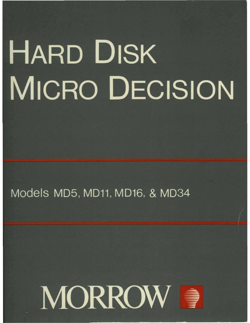 Morrow Micro Decision MD5 user guide