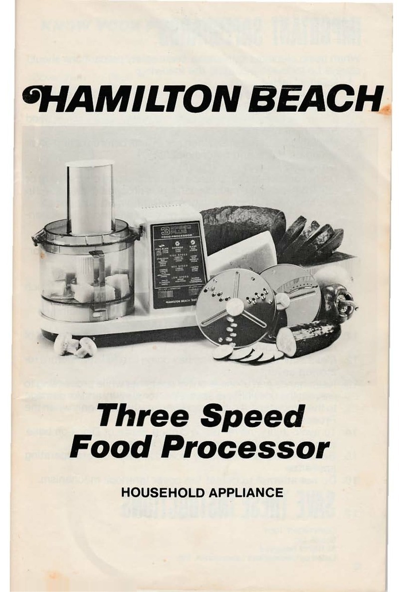 Hamilton Beach 773 User manual