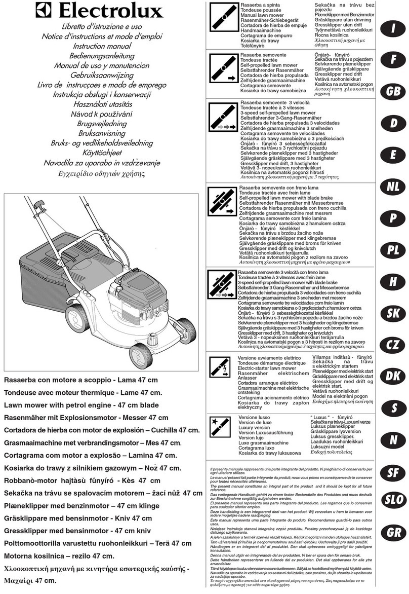 Electrolux M6047 CD instruction manual