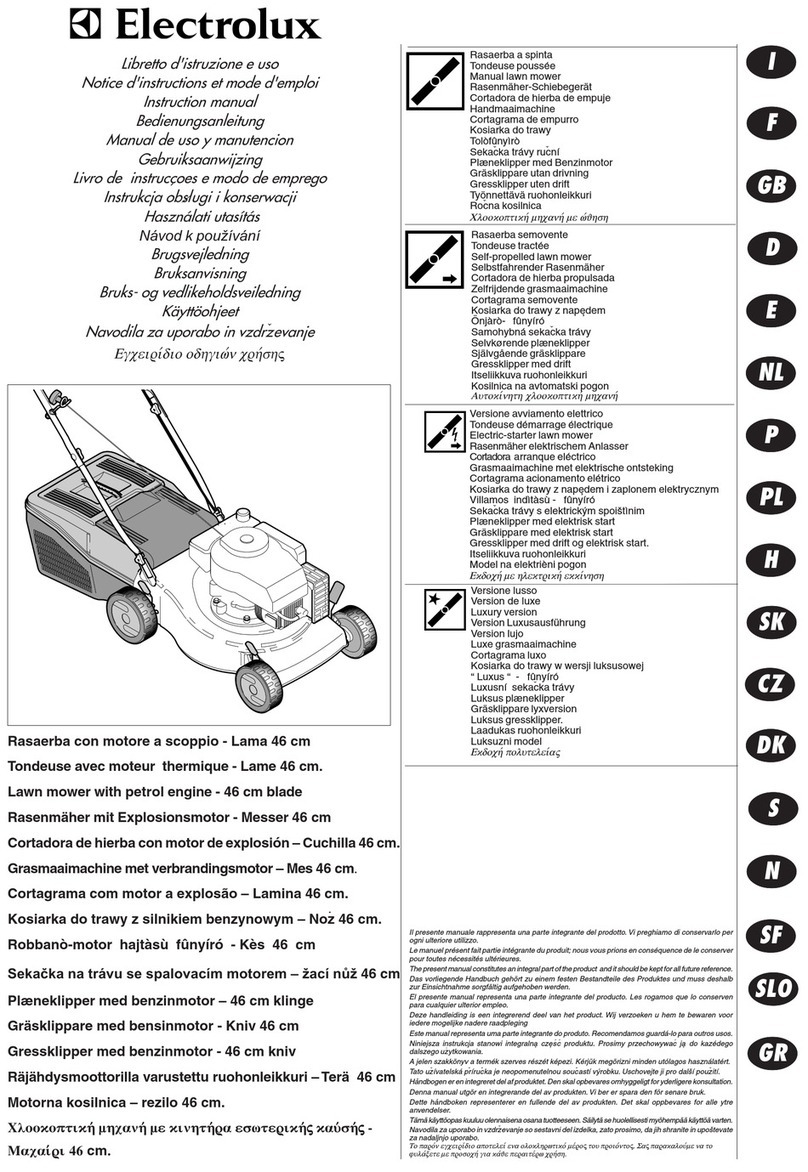 Electrolux M4040 S User manual