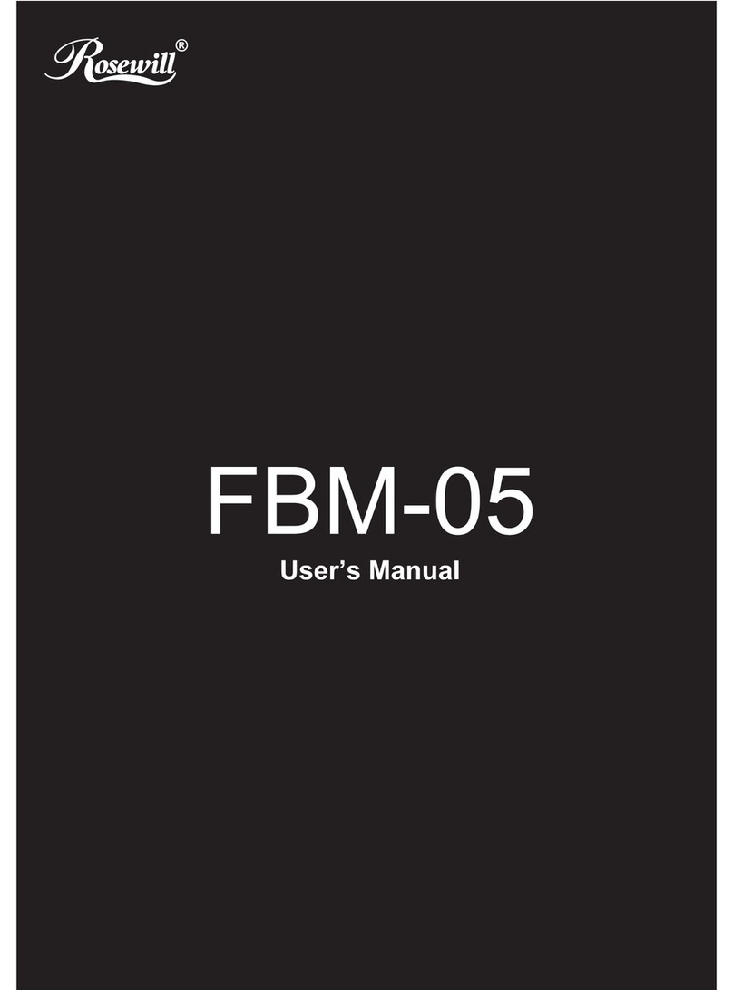 Rosewill FBM-05 User manual Rosewill FBM-05 User manual
