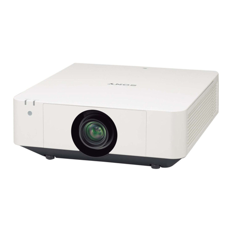 Sony VPL-FHZ65 User manual