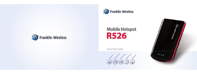 Franklin Wireless R526 User manual Franklin Wireless R526 User manual