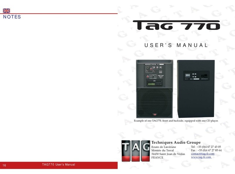 TAG 770 user manual