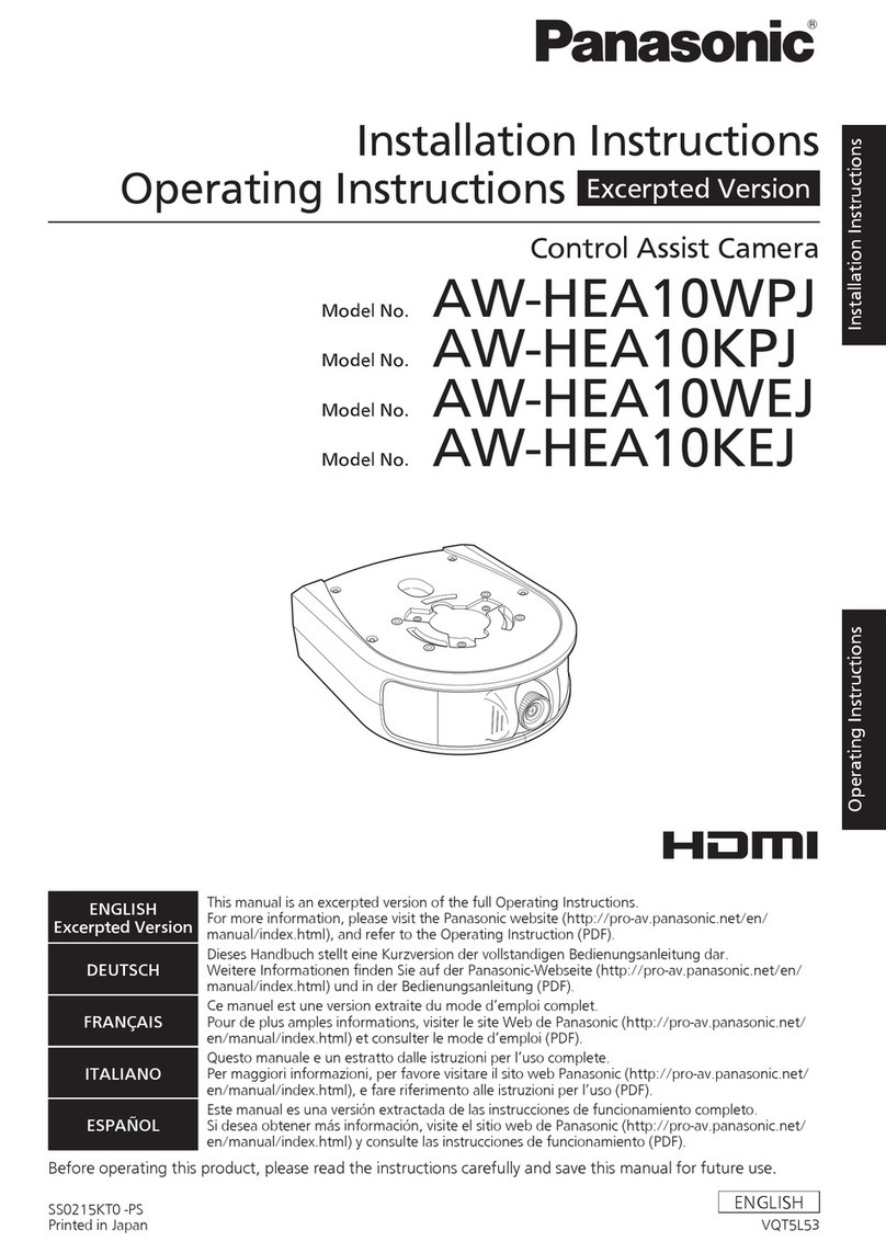 Panasonic AW-HEA10WPJ User manual