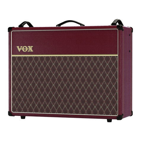 Vox AC30CC2 Service manual