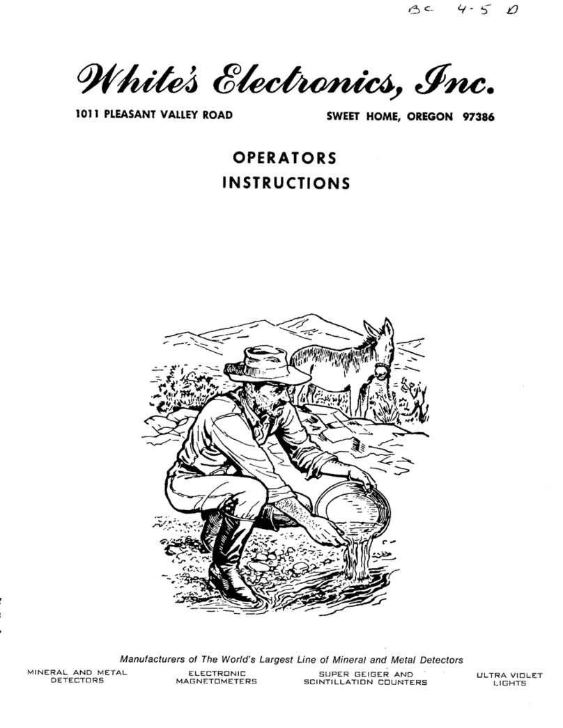Whites Beachcomber Series Operator instructions