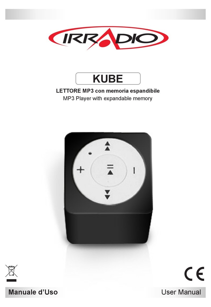 Irradio KUBE User manual