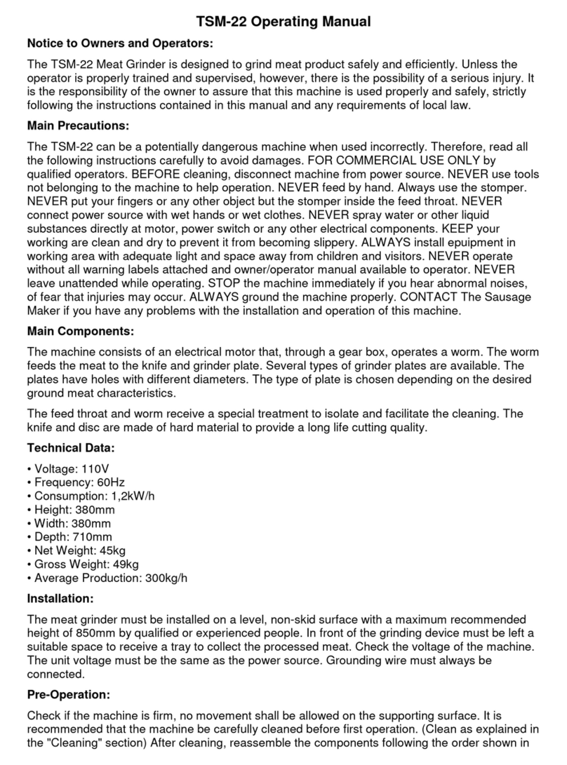 TSM TSM-22 operating manual