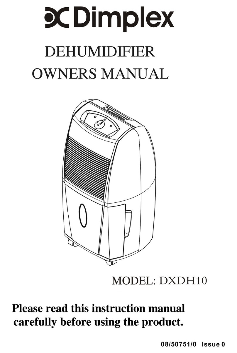 Dimplex DXDH10 owner's manual