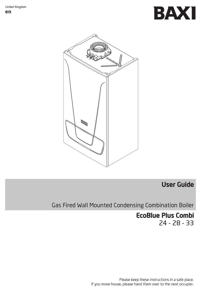 Baxi Ecoblue plus combi 24 user guide