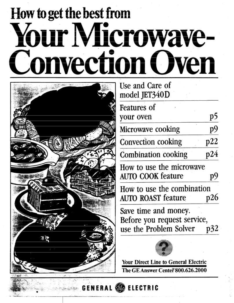 GE JET340D Installation instructions