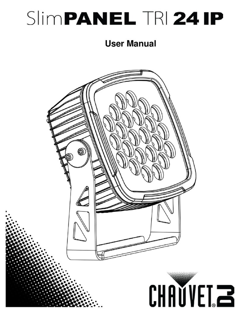 Chauvet Slim PANEL TRI 24 IP User manual
