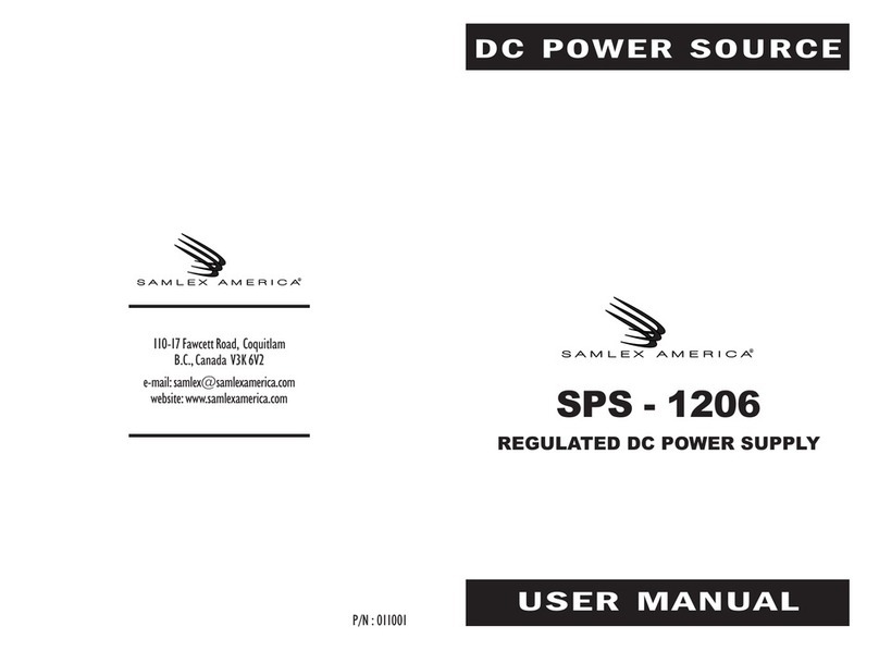 Samlexpower SPS-1206 user manual