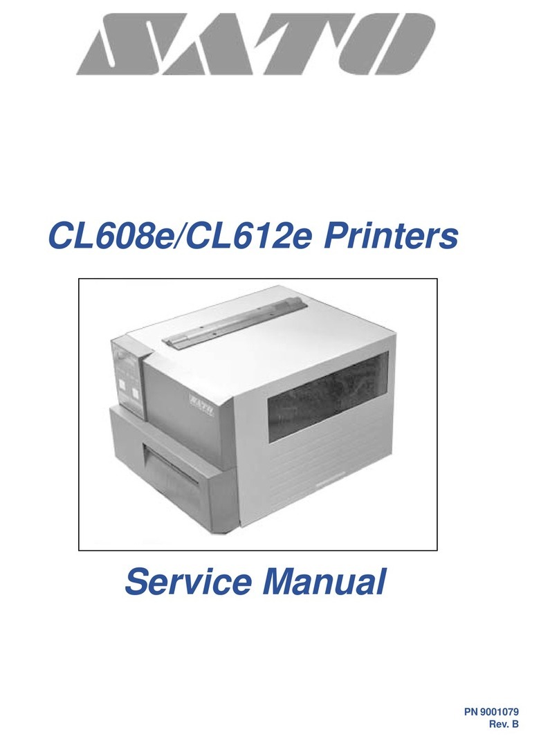 SATO CL612e User manual