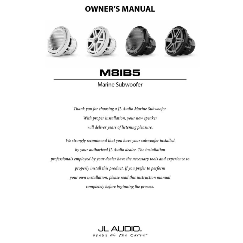JL Audio M8IB5 Specifications