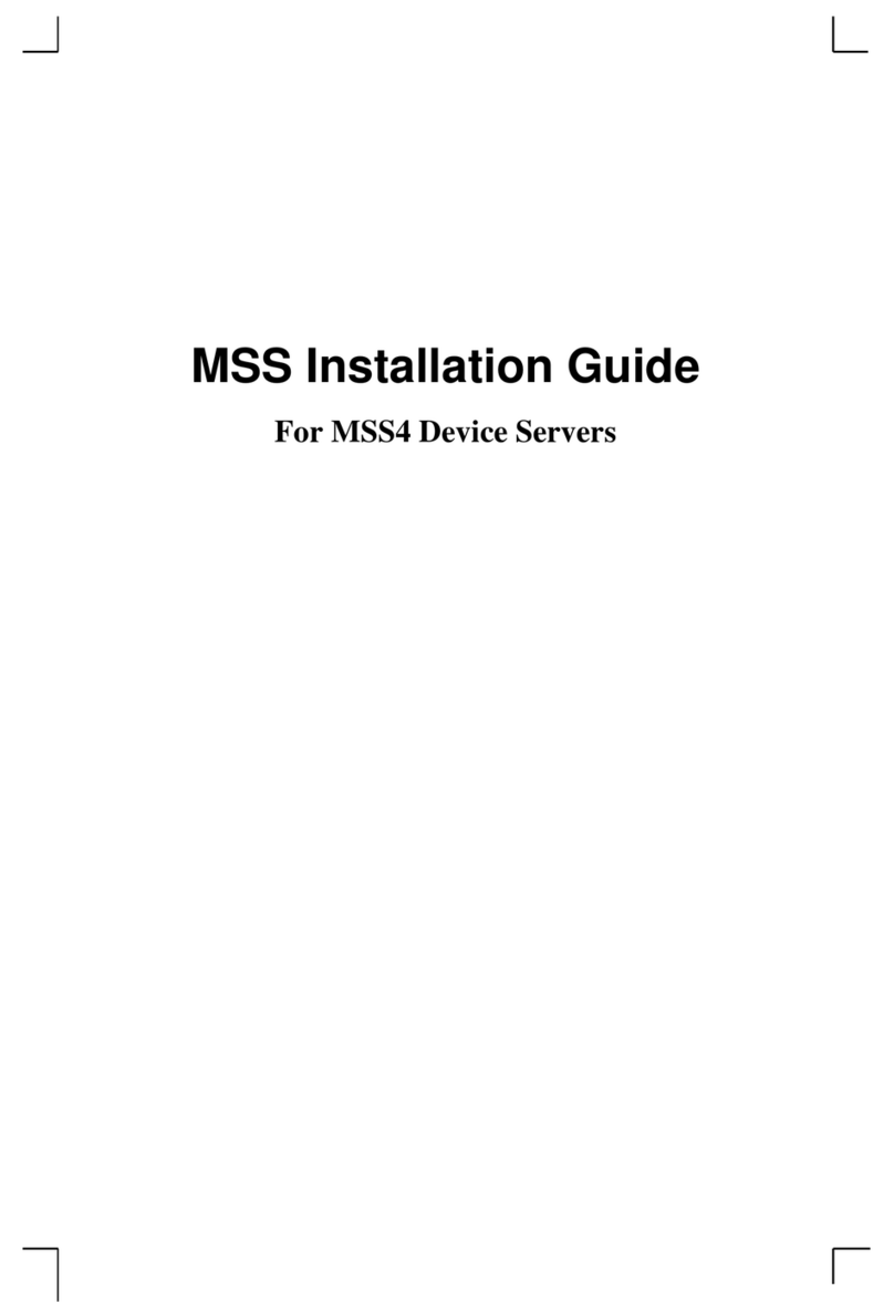 Lantronix MSS4-D User manual